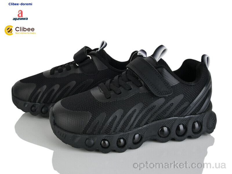 Купить Кросівки дитячі LC1183 black Apawwa чорний, фото 1