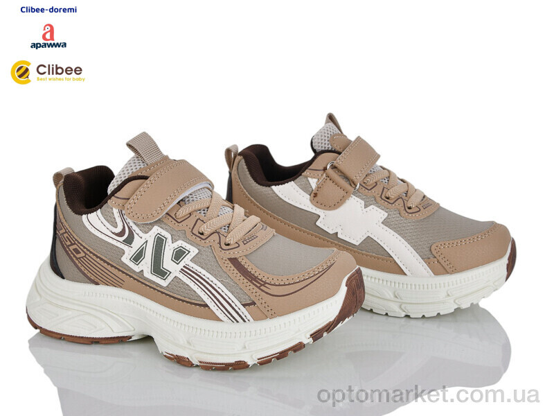 Купить Кросівки дитячі LC1188 khaki-green Clibee коричневий, фото 1