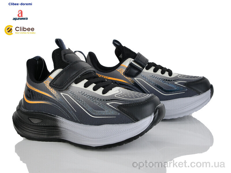 Купить Кросівки дитячі LC191-4 black-khaki Clibee чорний, фото 1