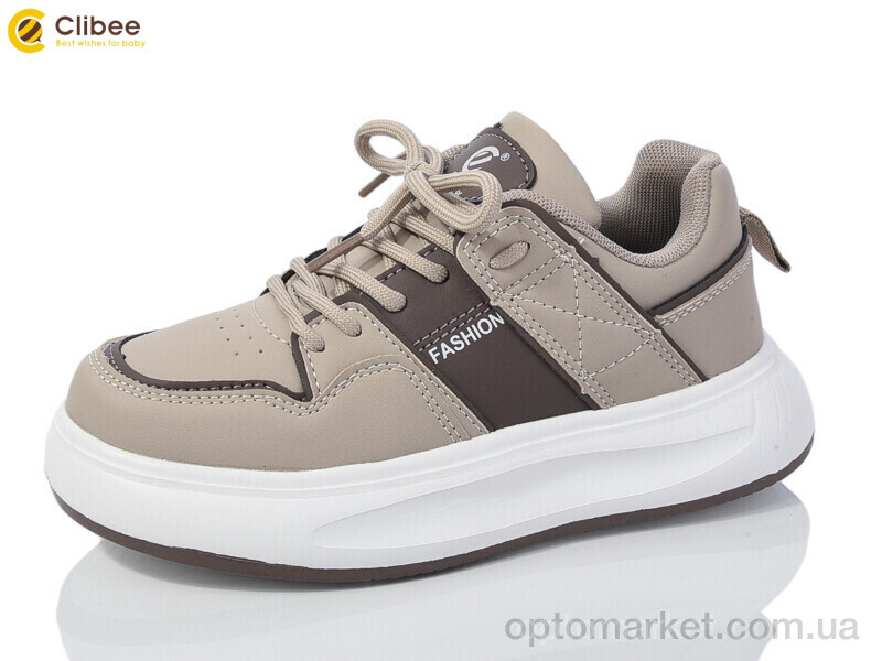 Купить Кросівки дитячі LC982 khaki-brown Clibee хакі, фото 1