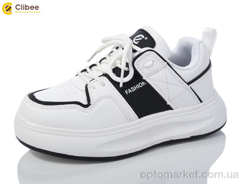 Купить Кросівки дитячі LC982 white-black Clibee білий, фото 1