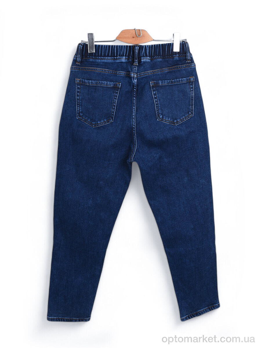 Купить Джинси жіночі LF9802 фліс Baronjns синій, фото 2