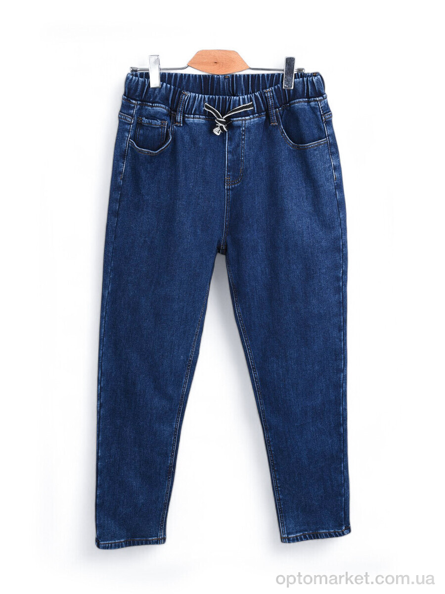 Купить Джинси жіночі LF9803 фліс Baronjns синій, фото 1