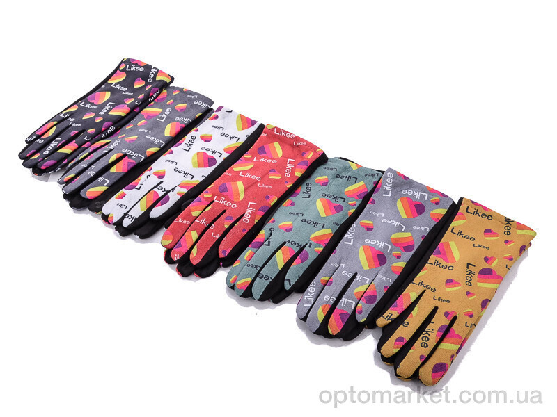 Купить Рукавички жіночі Likee002 mix Anjela мікс, фото 1
