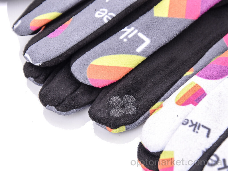 Купить Рукавички жіночі Likee002 mix Anjela мікс, фото 2