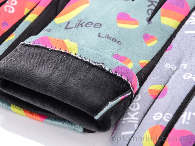 Купить Рукавички жіночі Likee002 mix Anjela мікс, фото 3