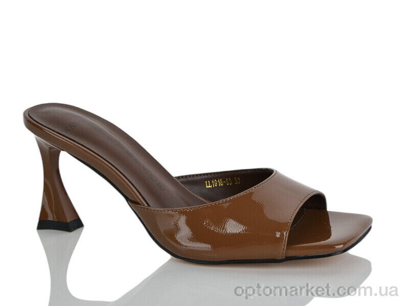 Купить Шльопанці жіночі LL1918-53 Egga коричневий, фото 1