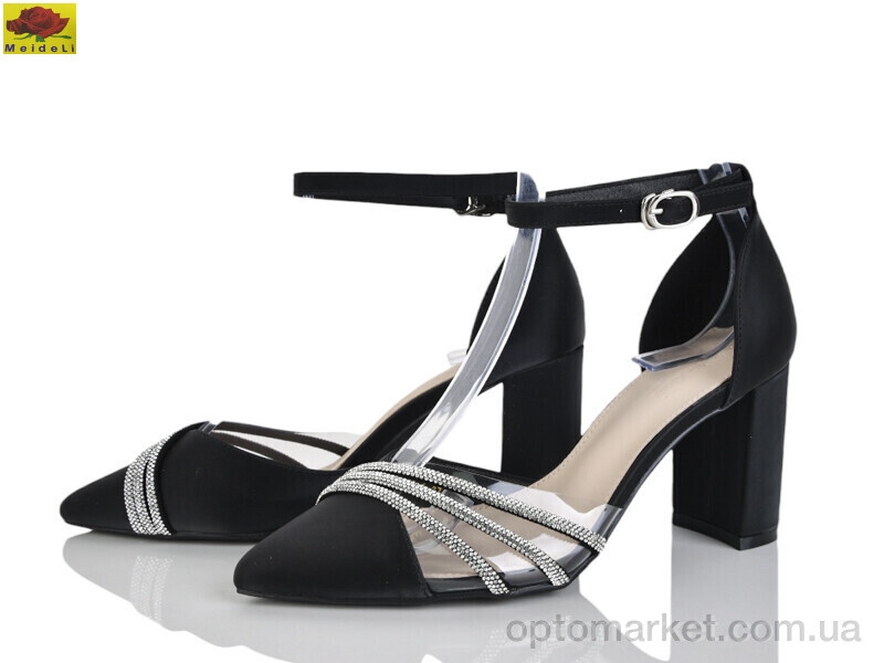 Купить Туфлі жіночі LL29-1 Mei De Li чорний, фото 1
