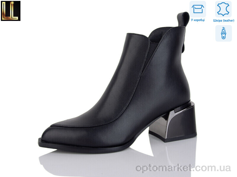 Купить Черевики жіночі LM-RH1615-1P Lilin чорний, фото 1