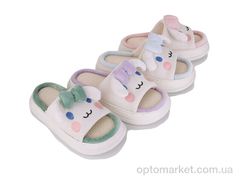 Купить Капці жіночі LM2 mix Lion-Lu бежевий, фото 1