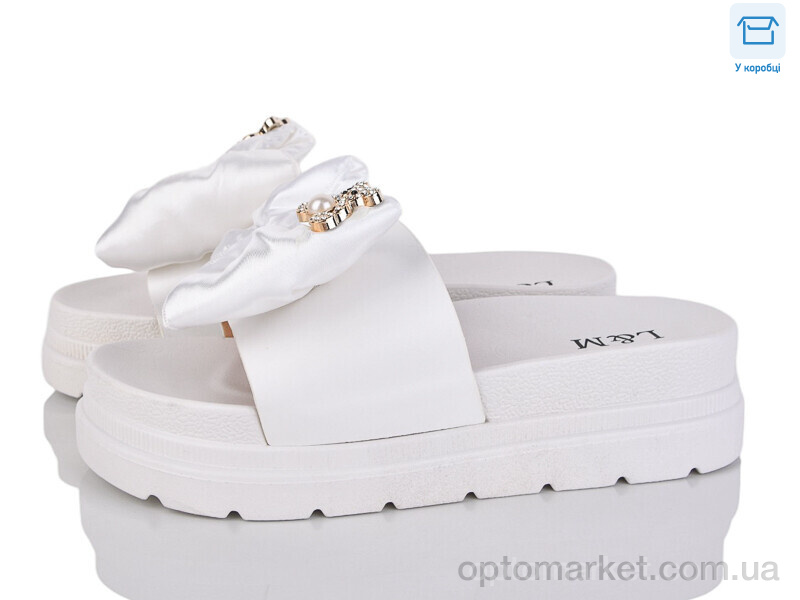 Купить Шльопанці жіночі LM21-2 L&M білий, фото 1