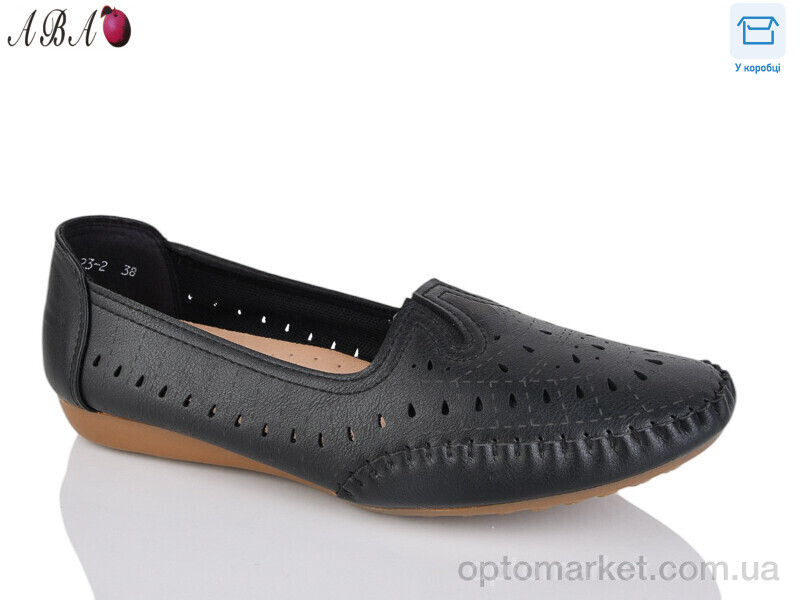 Купить Балетки жіночі LMZ2024-23-2 Aba чорний, фото 1