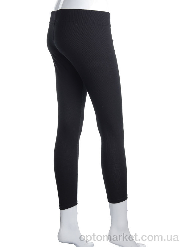 Купить Лосини жіночі Лосіни рубчик чорний полубатал STARK чорний, фото 2