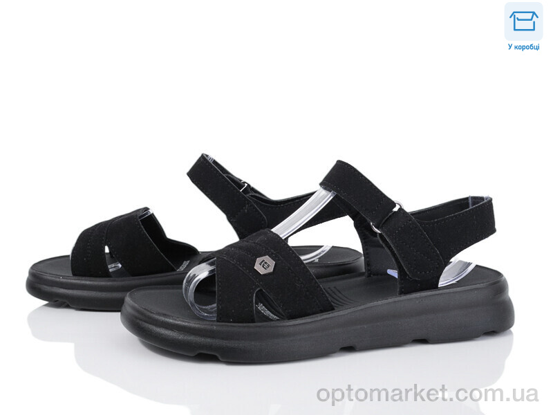 Купить Босоніжки жіночі LQ1-1 L&M-Lemon чорний, фото 1