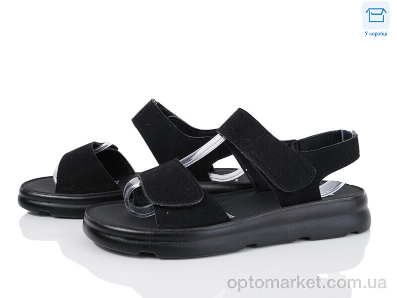 Купить Босоніжки жіночі LQ3-1 L&M-Lemon чорний, фото 1