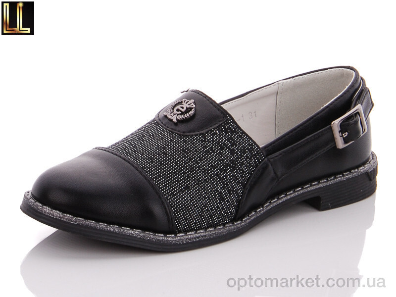 Купить Туфлі дитячі LR0614-1 Lilin shoes чорний, фото 1