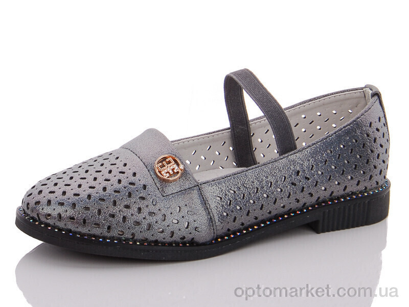 Купить Туфлі дитячі LR2921-3A Lilin shoes графіт, фото 1