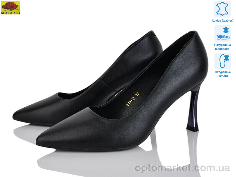 Купить Туфлі жіночі LTP12 Mei De Li чорний, фото 1