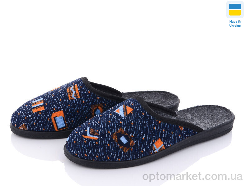 Купить Капці жіночі Луцьк шльопки жіночі Vladimir синій, фото 1
