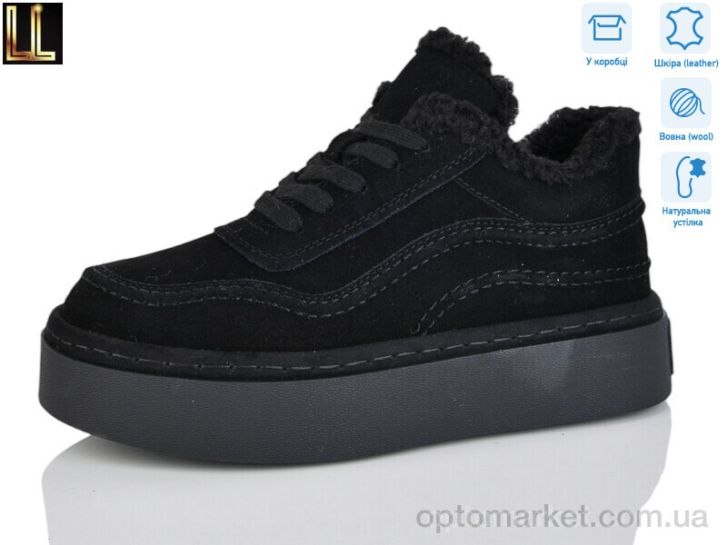 Купить Черевики жіночі LX0070-1 Lilin чорний, фото 1