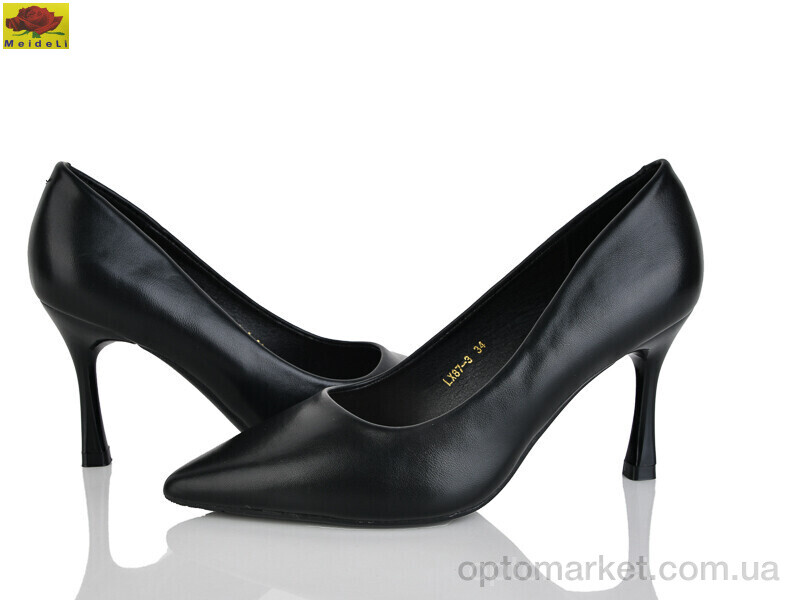 Купить Туфлі дитячі LX87-3 Mei De Li чорний, фото 1