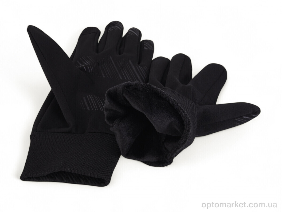 Купить Рукавички чоловічі M-HM-NK black Number one чорний, фото 3