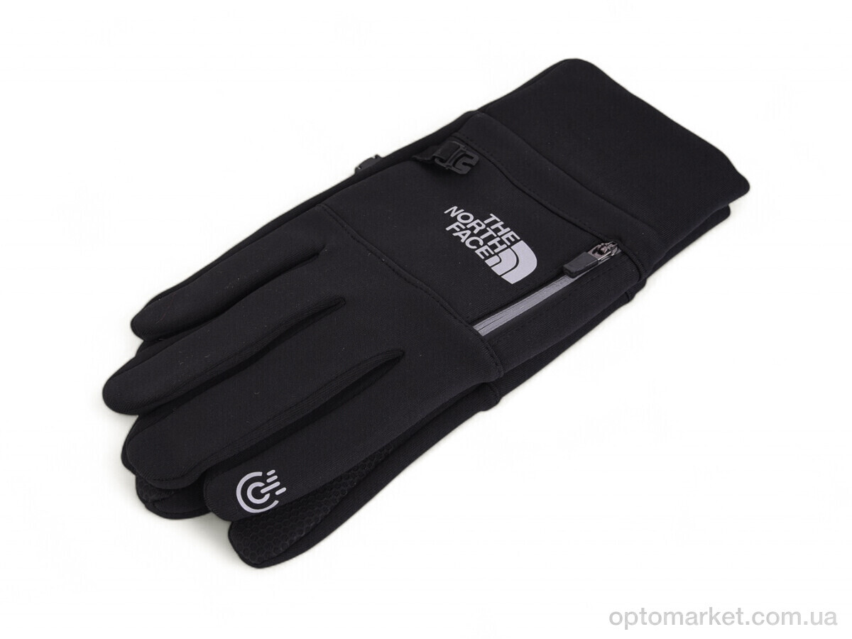 Купить Рукавички чоловічі M-N3-BM black Number one чорний, фото 2