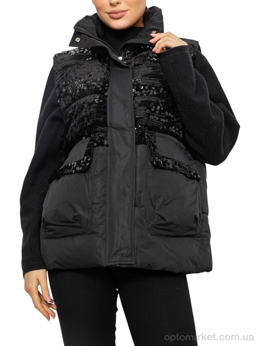 Купить Жилетка жіночі M01 (11959) black Yanpai чорний, фото 1