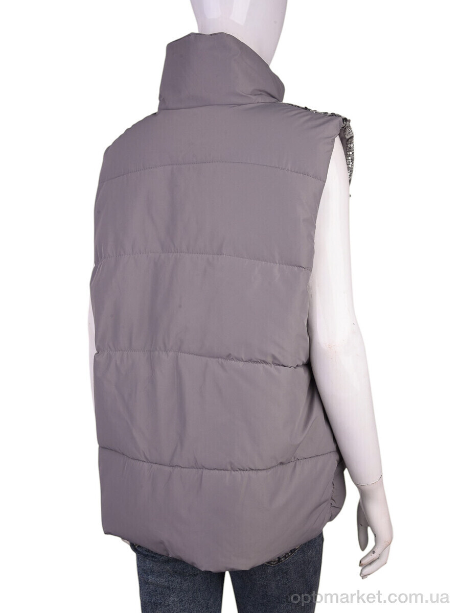 Купить Жилетка жіночі M01 (11959) grey Yanpai сірий, фото 2