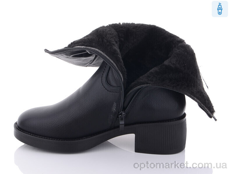 Купить Чоботи жіночі M010 Коронате чорний, фото 2