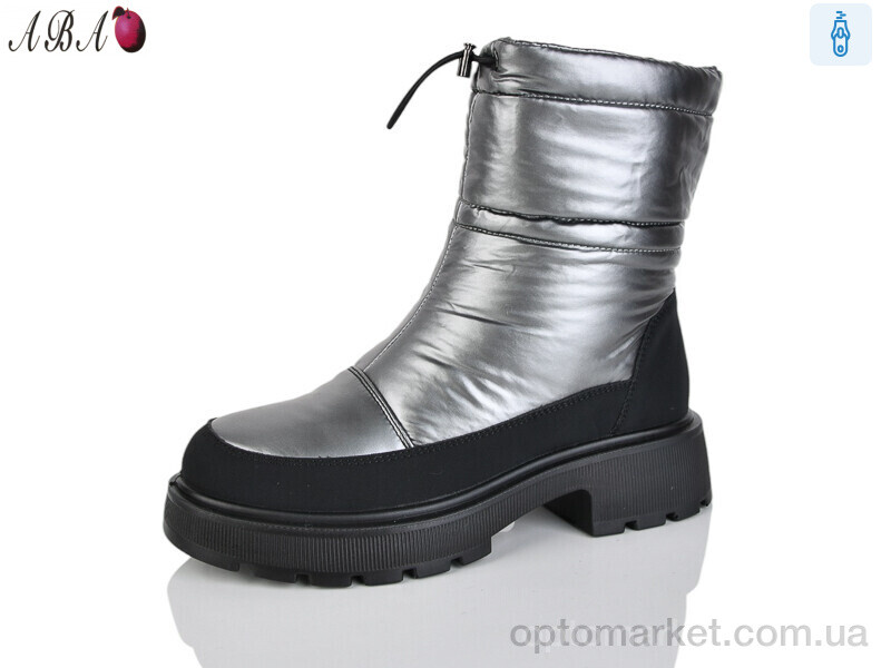 Купить Дутики жіночі M012-2 Aba срібний, фото 1