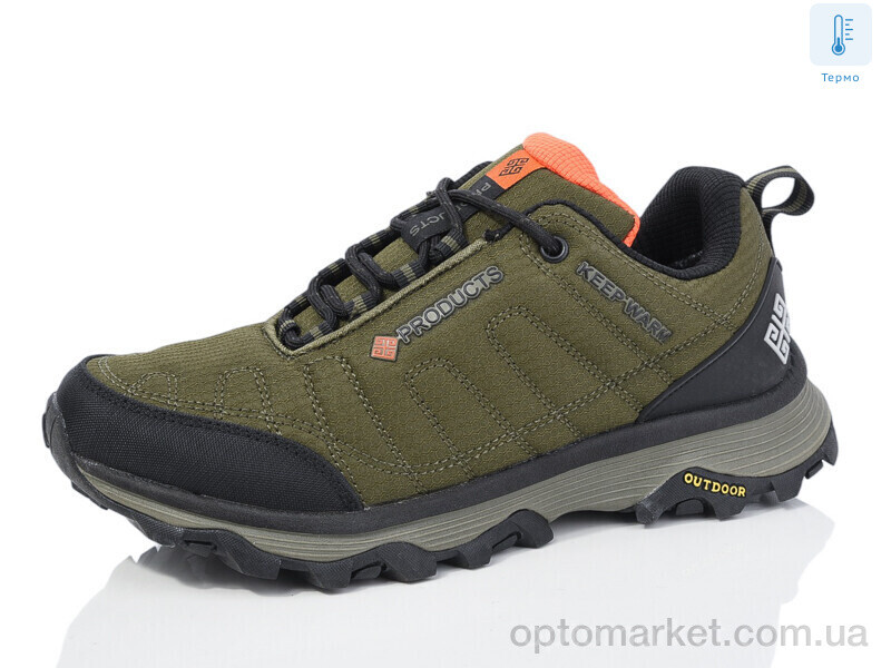 Купить Кросівки чоловічі M071-5 термо New Yike зелений, фото 1