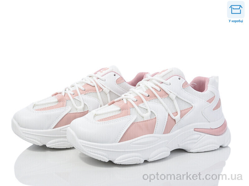 Купить Кросівки жіночі M1 white-pink M-Style білий, фото 1
