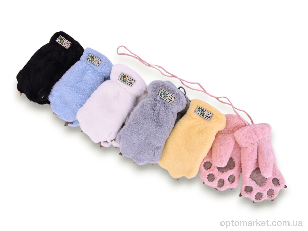 Купить Рукавиці дитячі M10-03 лапка (норка) mix Number one мікс, фото 1