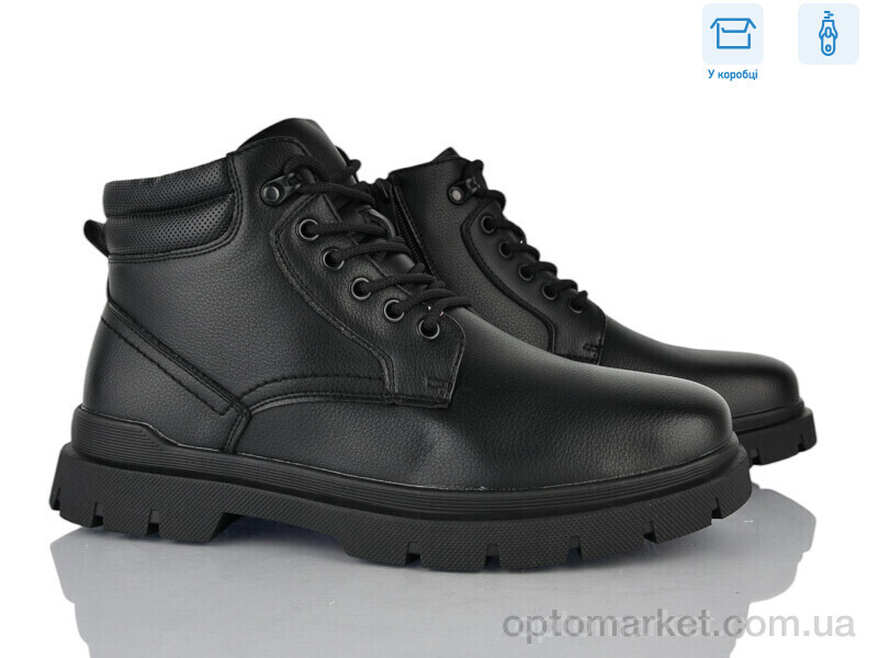 Купить Черевики чоловічі M1062-5C Jinlida чорний, фото 1