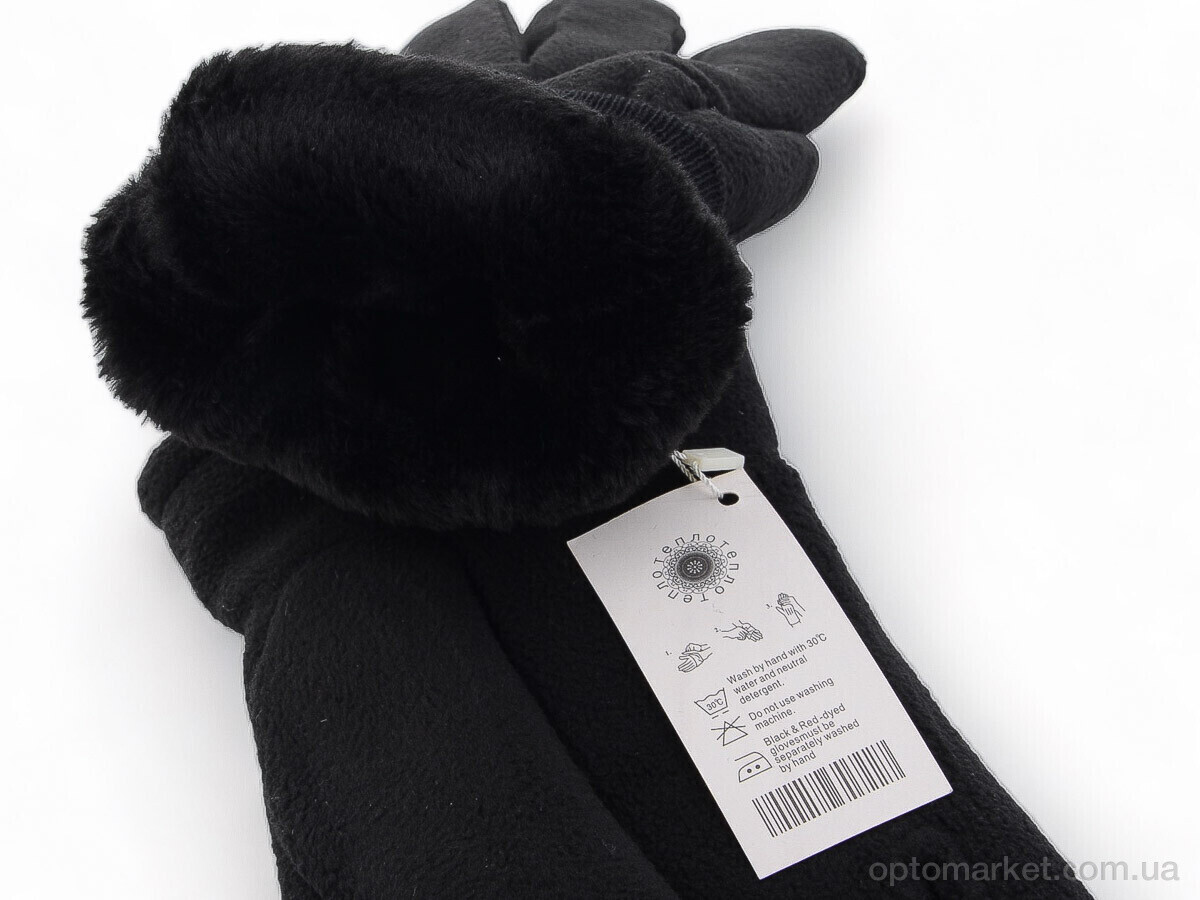 Купить Рукавички чоловічі M11-1 black Тепло чорний, фото 2