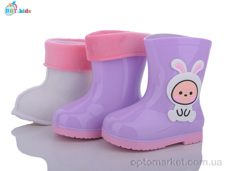 Купить Гумове взуття дитячі M111-2 bbt.kids фіолетовий, фото 1