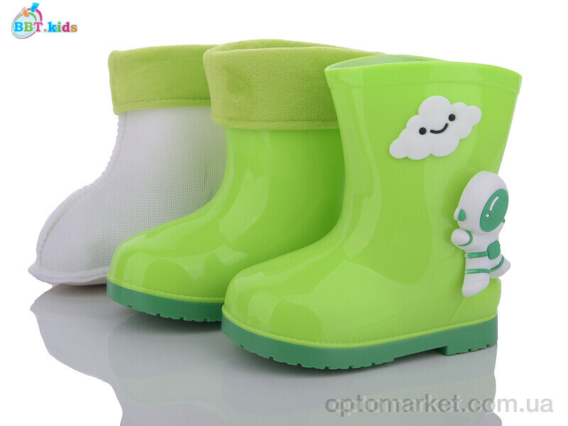 Купить Гумове взуття дитячі M111-6 bbt.kids зелений, фото 1