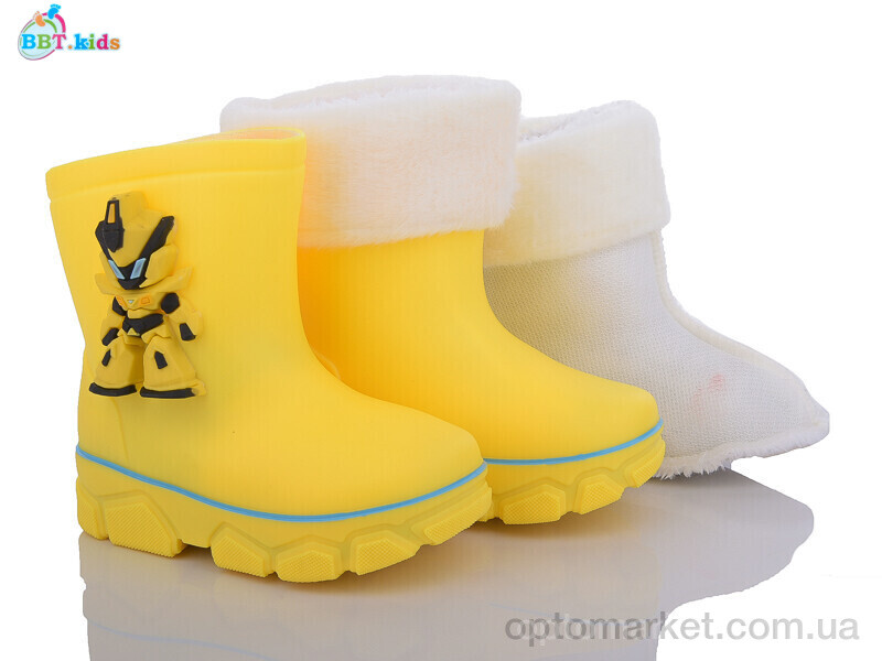 Купить Гумове взуття дитячі M112-5 bbt.kids жовтий, фото 1