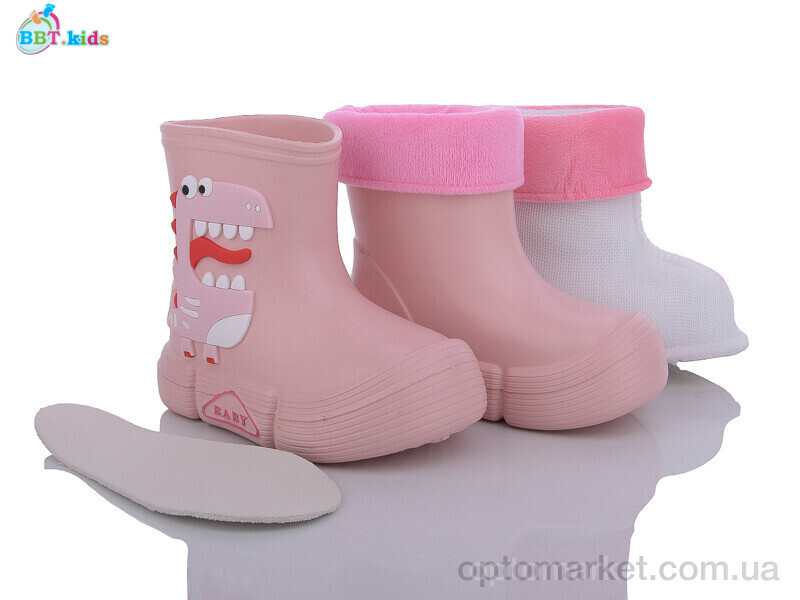 Купить Гумове взуття дитячі M115-5 bbt.kids рожевий, фото 1