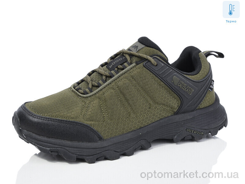 Купить Кросівки чоловічі M116-5 термо New Yike зелений, фото 1