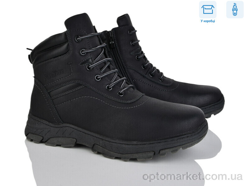 Купить Черевики чоловічі M128-1W Nasite чорний, фото 1