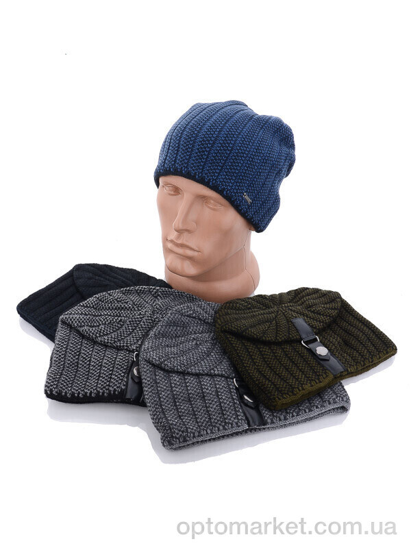 Купить Шапка чоловічі M13-03 флис mix Королева мікс, фото 1