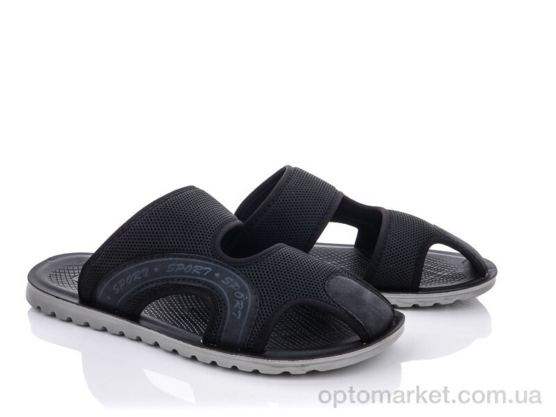 Купить Шльопанці чоловічі M201-4 black Wonex чорний, фото 1