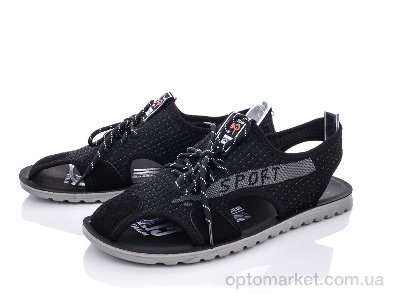 Купить Сандалі чоловічі M201-7 black Wonex чорний, фото 1