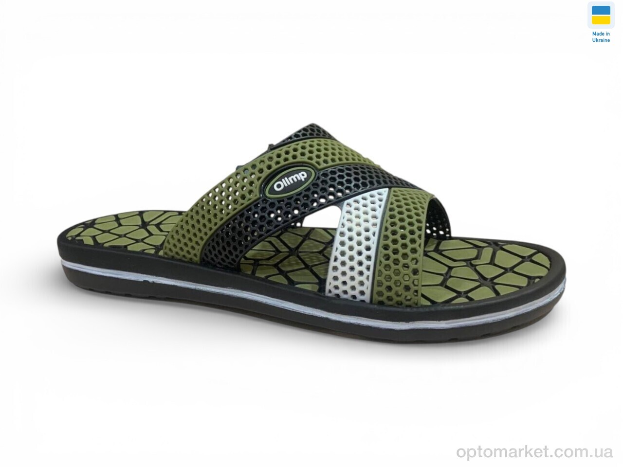 Купить Шльопанці чоловічі M203 хакі Olimp хакі, фото 1