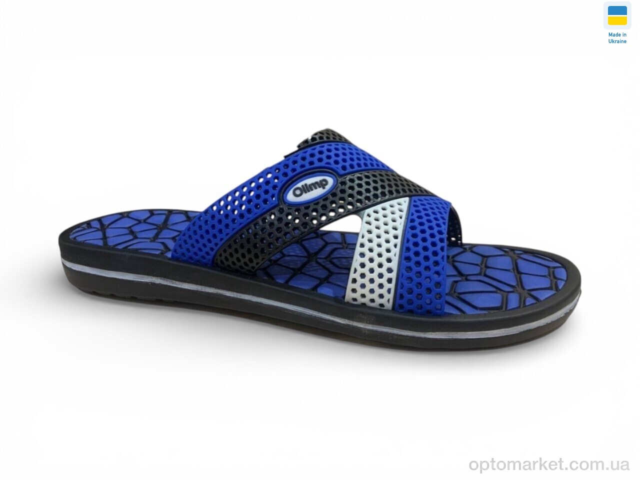 Купить Шльопанці чоловічі M203 синій Olimp синій, фото 1