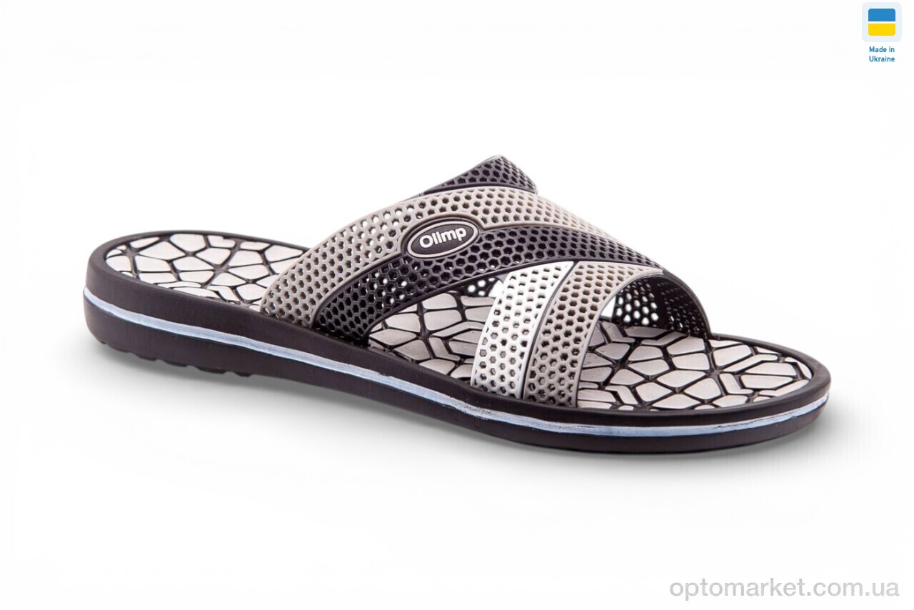 Купить Шльопанці чоловічі M203 сірий Olimp сірий, фото 1
