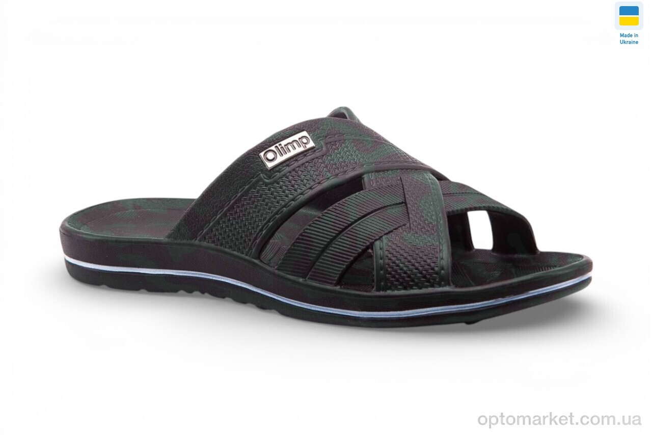Купить Шльопанці чоловічі M204 камуфляж Olimp зелений, фото 1