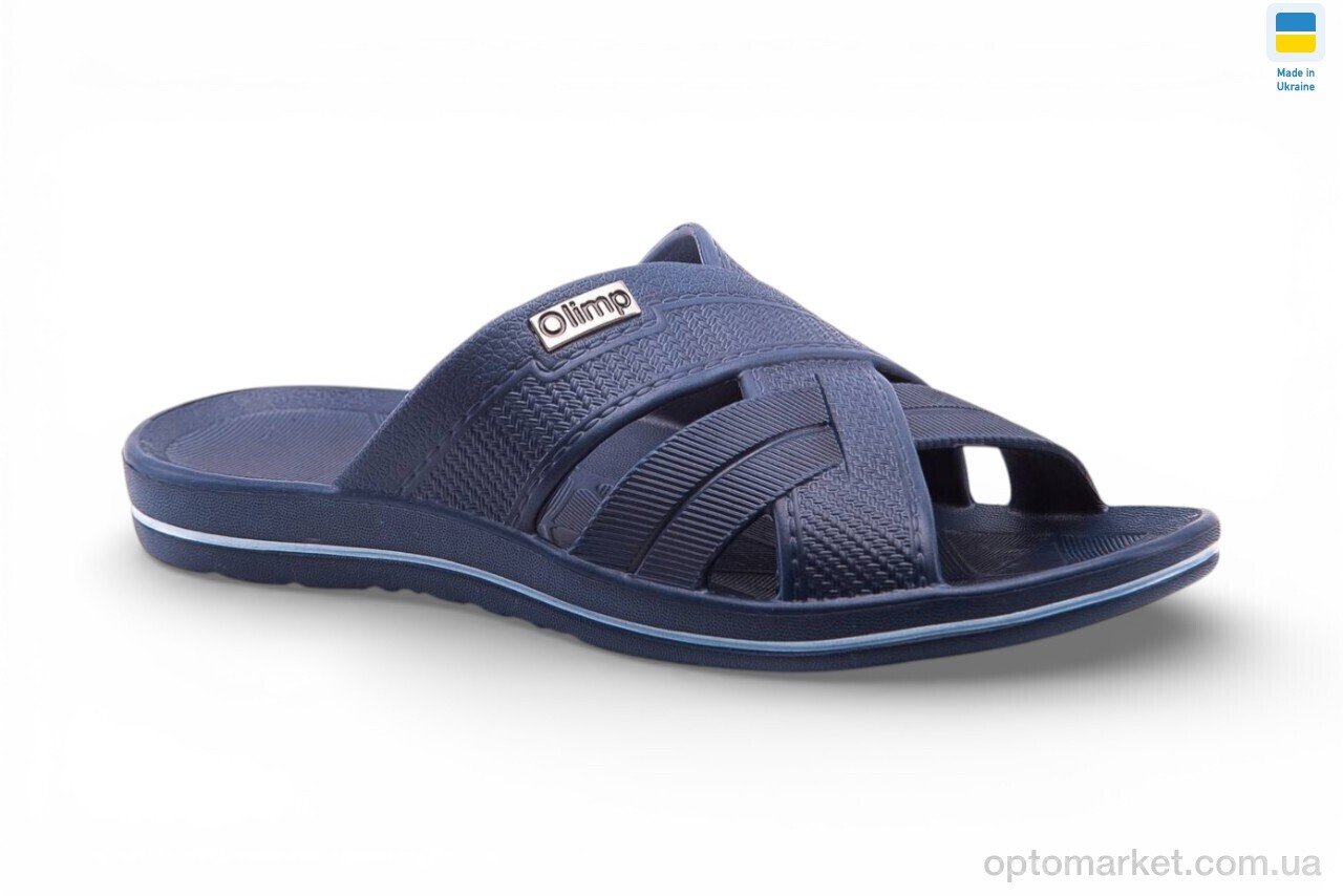 Купить Шльопанці чоловічі M204 синій Olimp синій, фото 1